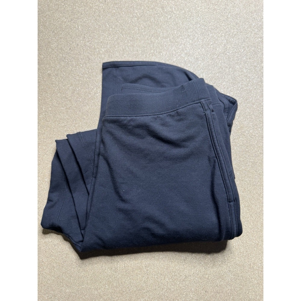 Lululemon Every Moment Pant Womens 4 Black Stretch Modal French Terry Jogger